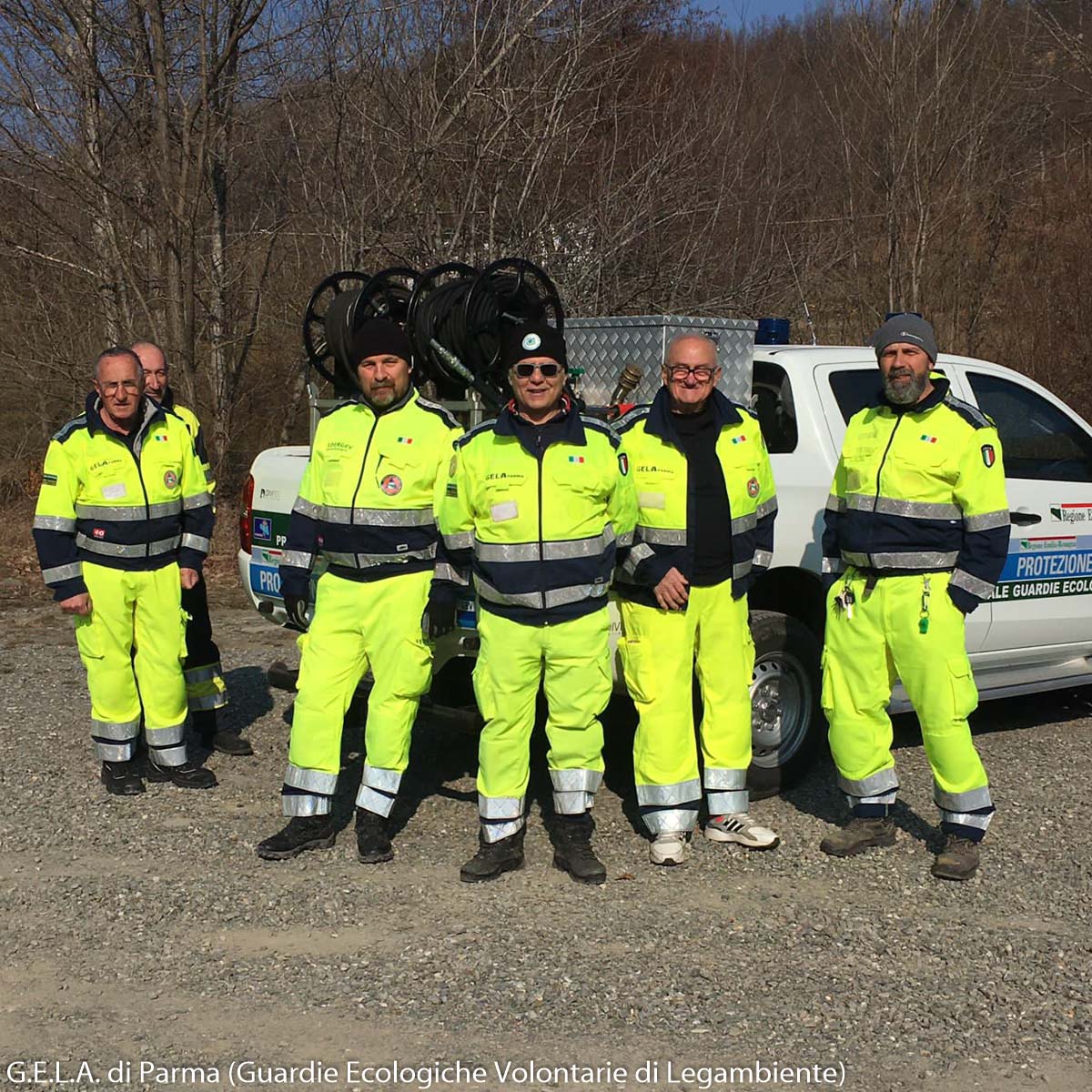 GELA Parma: esercitazione riguardante l'automezzo Fiat Fullback con modulo antincendio - marzo 2022