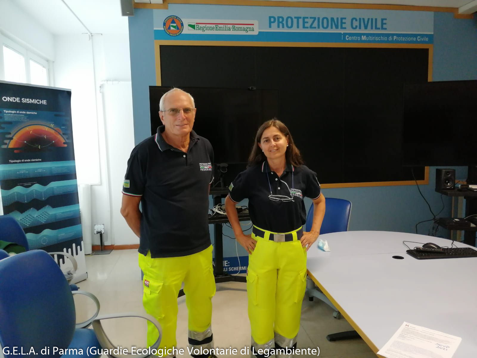 Servizio in Sala Operativa Unificata Permanente (SOUP) antincendio boschivo a Bologna - luglio 2021
