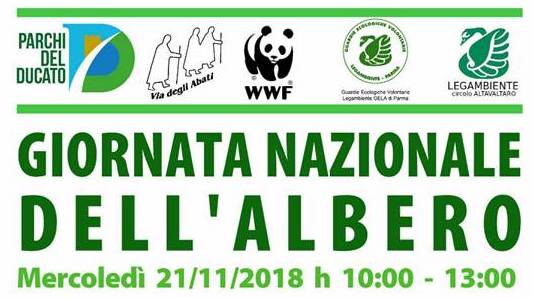 GIORNATA NAZIONALE DELL’ALBERO - Festa dell’Albero in Alta Val Taro - Borgo Val di Taro (Parma) 21 novembre 2018